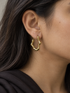 Wavy Hoop Earrings - view 1