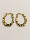 Braided Rope Hoop Earrings - view 3